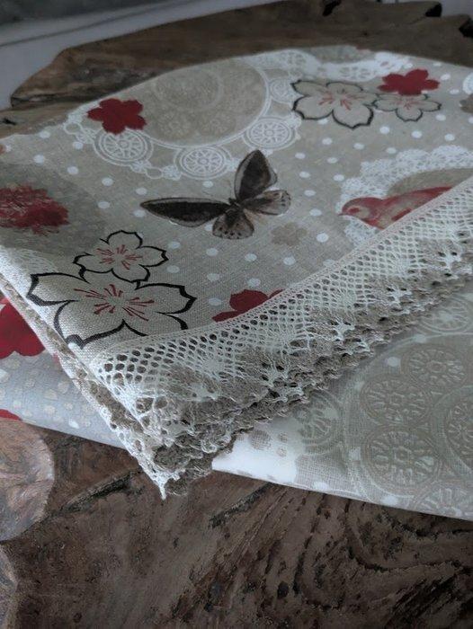 Nappe (2) - 250 cm - 136 cm, Antiquités & Art, Tapis & Textile