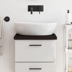 vidaXL Wastafelblad 40x40x(2-4) cm behandeld massief hout, Huis en Inrichting, Keuken | Keukenelementen, Verzenden, Nieuw