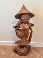 Balinese vrouwensculptuur hout - Statue - « ukiran wayang »