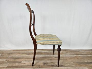 Chaise - Chaise de salle à manger de style anglais en noyer