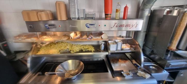 Nog te reviseren - Perfecta bakwand friteuse 2x 3 mands en b, Zakelijke goederen, Horeca | Keukenapparatuur, Ophalen of Verzenden