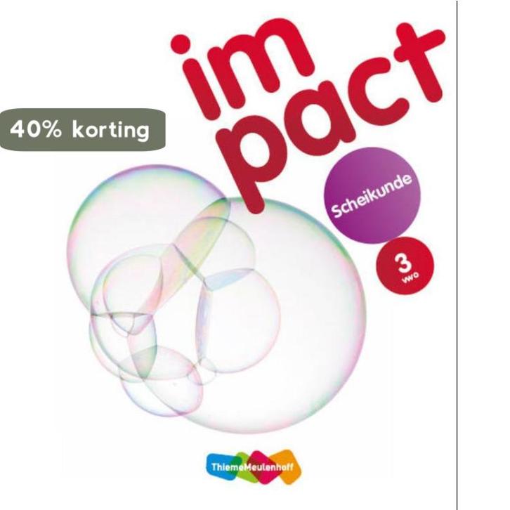 Impact Scheikunde basisboek 3 vwo 9789006340525, Boeken, Schoolboeken, Gelezen, Verzenden