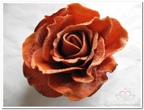 Foam rozen sophie - 15 cm snow roest (rusty) doos van 12, Huis en Inrichting, Woonaccessoires | Kunstplanten en Kunstbloemen, Nieuw