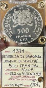 Dahomey. 500 Francs 1971 “Donna di Ouemé”, Postzegels en Munten
