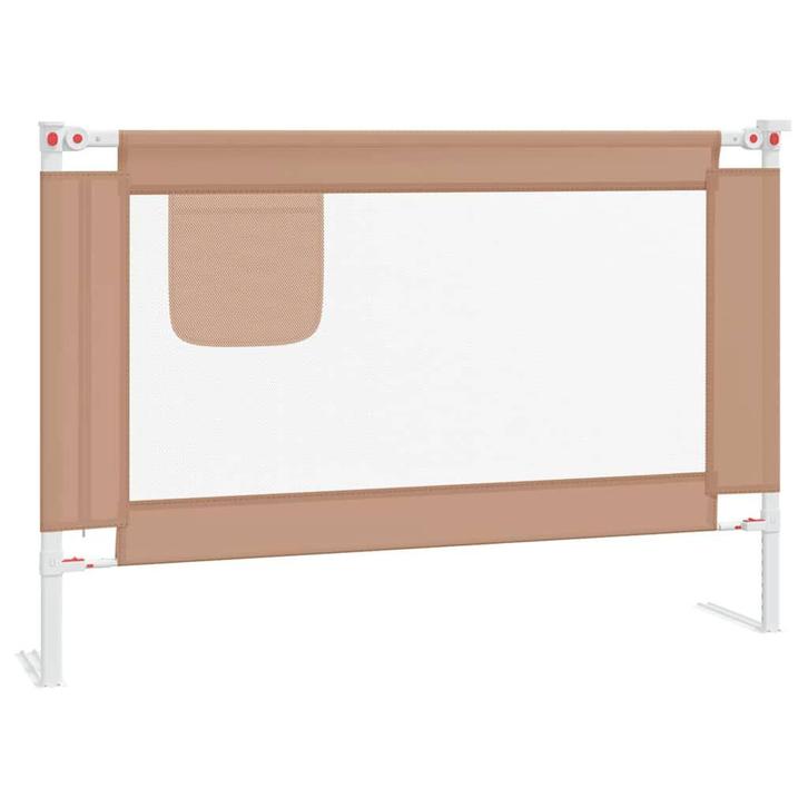 Bedrail 100cm Taupe - Retour Deal - Ideaal voor overgang..., Kinderen en Baby's, Kinderkamer | Bedden, Nieuw, Verzenden