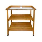 Lendo Online Table de Rempotage 73x37x92 cm en Bois Marron