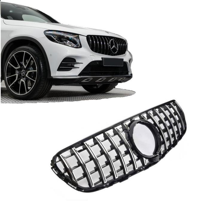 Grill | Mercedes-Benz GLC-Klasse X253 2015-2019 + GLC-Coupe, Auto-onderdelen, Carrosserie, Nieuw, Mercedes-Benz, Verzenden