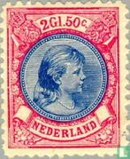 Nederland - Prinses Wilhelmina - Hangend haar - 1893, Verzenden