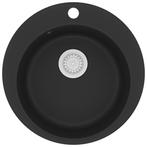 Ronde Spoelbak Zwart | Retour Deal 40%, Huis en Inrichting, Verzenden, Zwart, Nieuw, 50 tot 100 cm