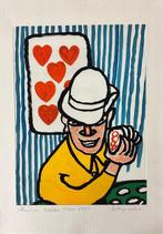 Alexander Calder (1898-1976), daprès - Card player, Antiek en Kunst