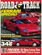 1989 ROAD AND TRACK FERRARI SPECIAL, MAGAZINE ENGELS, Boeken, Nieuw