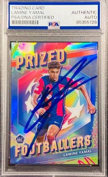 2024 Topps Chrome Lamine Yamal - Autograph - Rookie Card PSA