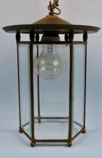 Amsterdamse School - Lamp - Messing - Origineel - geslepen, Antiek en Kunst