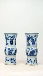 Vaas - Porselein - China - Kangxi (1662-1722) - Stel van