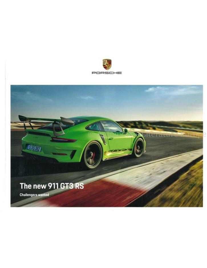 2019 PORSCHE 911 GT3 RS HARDCOVER BROCHURE JAPANS, Livres, Autos | Brochures & Magazines