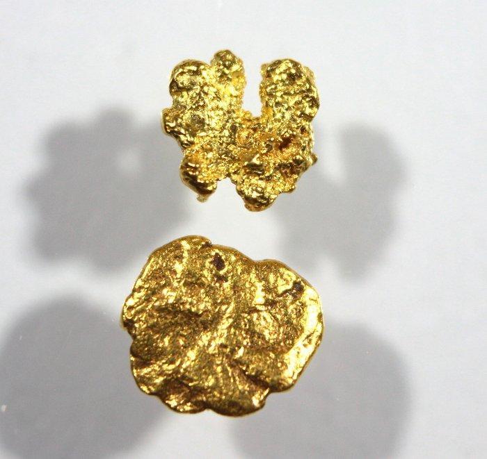 Gratis verzending Gold Alaska Goud nugget- 0.32 g - (2), Verzamelen, Mineralen en Fossielen
