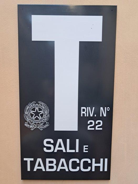 Repubblica Italiana-Sali e Tabacchi Riv. N. 22 - Emaille, Antiquités & Art, Antiquités | Assiettes décoratives & Carrelages