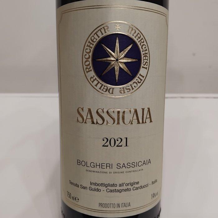 2021 Tenuta San Guido, Sassicaia - Super Tuscans - 1 Fles, Verzamelen, Wijnen