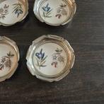 Onderzetter - Aardewerk, Metaal - 6 porselein onderzetters, Antiek en Kunst
