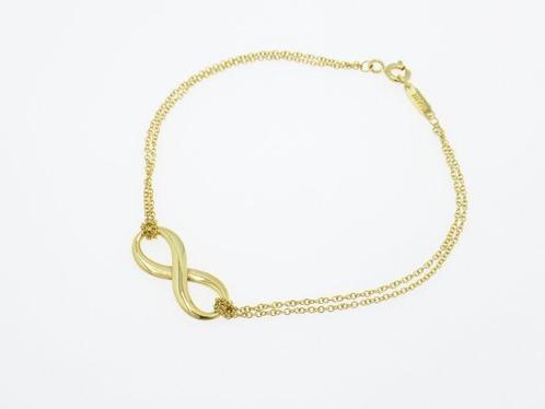 Tiffany & Co. - Armband - Infinity Chain Bracelet Au750 - 18, Handtassen en Accessoires, Antieke sieraden