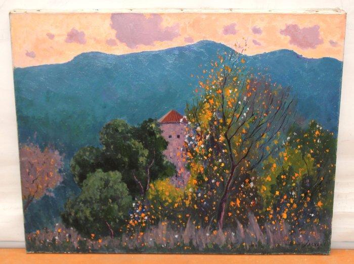 Rafael Salvá Balaguer (1904- ?) - Paisaje mallorquín, Antiek en Kunst, Kunst | Schilderijen | Klassiek