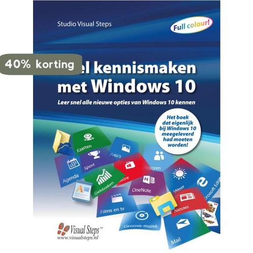 Snel kennismaken met Windows 10 9789059055322, Livres, Informatique & Ordinateur, Envoi