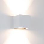 Spots opbouw Wandlamp Shift up- en downlighter muurlamp wit, Maison & Meubles, Lampes | Autre, Verzenden