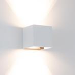 Spots opbouw Wandlamp Shift up- en downlighter muurlamp wit, Huis en Inrichting, Verzenden, Nieuw