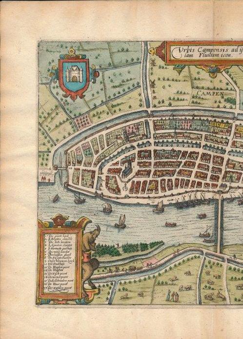 Pays-Bas - Camps; Guicciardini / Janssonius - Vrbis, Boeken, Atlassen en Landkaarten