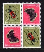 Zwitserland 1953 - Pro Juventute keerdrukken met plaatfout, Postzegels en Munten, Gestempeld