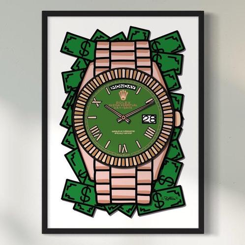 Louis Michel Krüger (1997) - ROLEX DAY-DATE (3D-Artwork), Antiek en Kunst, Kunst | Schilderijen | Modern