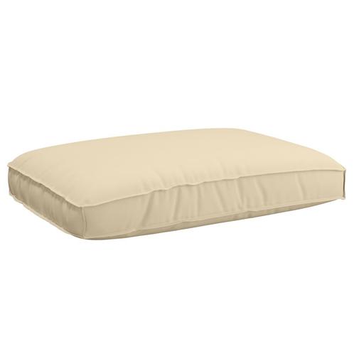 vidaXL Palletkussen voor zitting Beige 120 x 80 x 12 cm, Huis en Inrichting, Woonaccessoires | Kussens, Nieuw, Verzenden