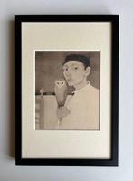Jan Mankes (1889-1920) - Zelfportret met Uil, Antiek en Kunst