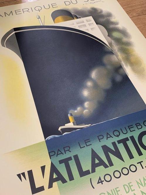 A.M. Cassandre (after) - Paquebot LAtlantique (1931), Antiek en Kunst, Kunst | Tekeningen en Fotografie