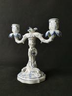 Meissen - Kaarsenhouder - Meissen 2 blauwe cipollauilen H