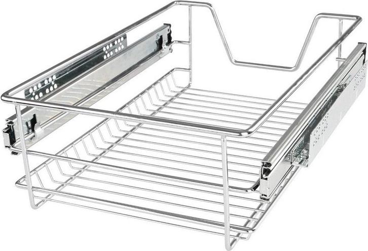 Jago Telescopische lade - inclusief rails - 40 cm - RVS, Huis en Inrichting, Overige Huis en Inrichting, Verzenden