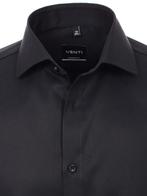 Venti Overhemd Zwart Modern Fit 001880-800, Kleding | Heren, Nieuw, Verzenden