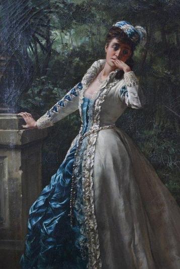 Reginald Machell (1854-1927) - Woman in dress