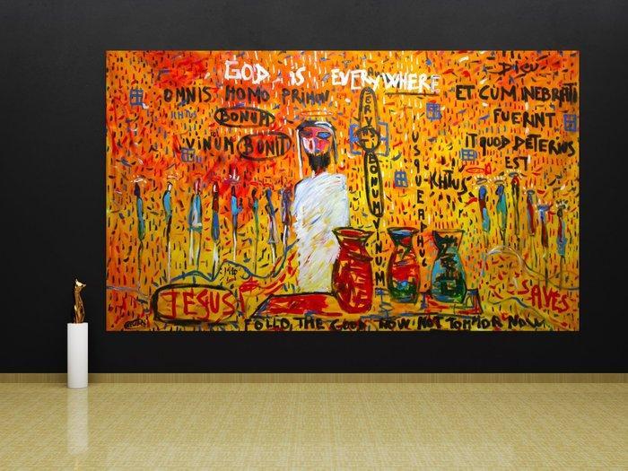 0xec6d0 (XX-XXI) - Nozze di Cana - XXL, Antiquités & Art, Art | Peinture | Moderne