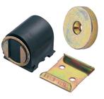 Magneetsnapper COMPACT met tegenplaat zwart, Nieuw, Overige materialen, Klink of Kruk