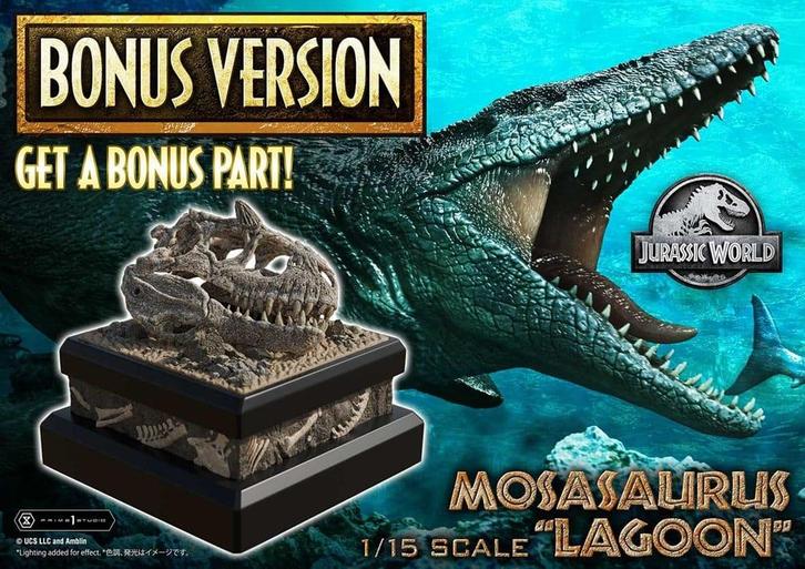 Jurassic World Legacy Museum Collection Statue 1/15 Mosasaur, Verzamelen, Film en Tv, Ophalen of Verzenden