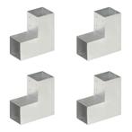 Paalverbinding L-vorm 91x91 - Retour Deal - Tuinprojecten..., Tuin en Terras, Verzenden, Nieuw, Palen