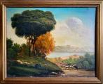 Hippolyte Ribbrol (1839-1922) - Paesaggio con pecore - NO