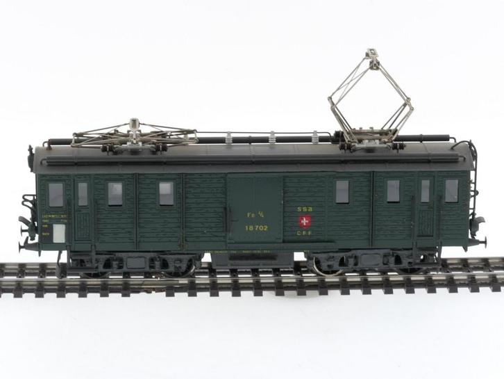 Schaal H0 SMF AG A312A/2 bagagerijtuig Fe 4/4 van de SBB...., Hobby en Vrije tijd, Modeltreinen | H0, Wisselstroom, Overige typen