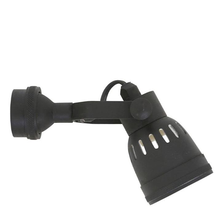 Wandlampen Messing Opbouwspot Indigo Mini Antiek Zwart, Huis en Inrichting, Lampen | Wandlampen, Verzenden