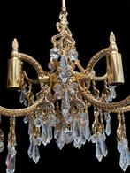 Kroonluchter - Classico met kristallen – Basis in Oro, Antiek en Kunst