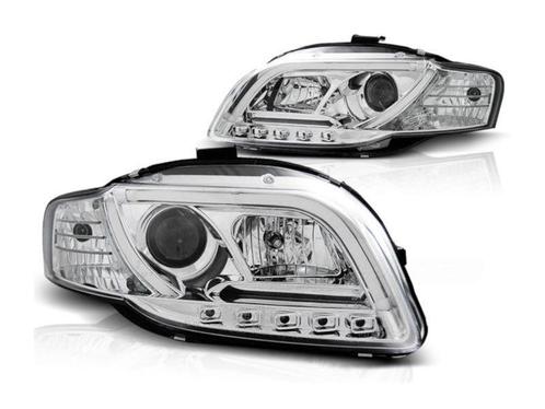 LED Tube koplampen Chrome geschikt voor Audi A4 B7, Autos : Pièces & Accessoires, Éclairage, Envoi
