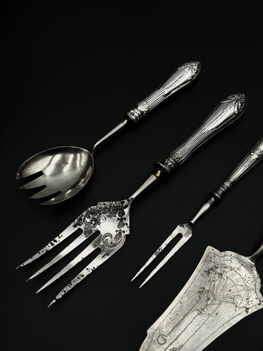 Bestekset (6) - Zilver, Antiek en Kunst, Antiek | Zilver en Goud