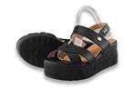 Mustang Sandalen in maat 38 Zwart | 10% extra korting, Verzenden, Sandalen of Muiltjes