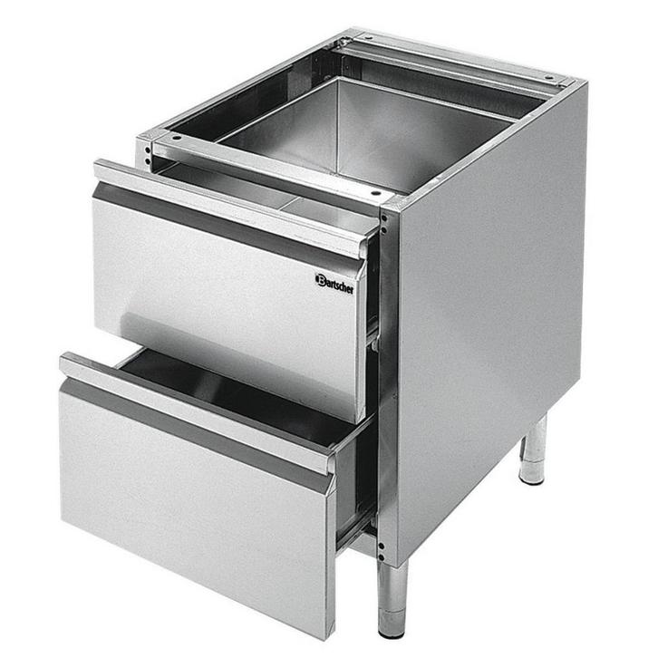 Onderstel | Bartscher SERIE 600 | RVS | 2 Laden |, Zakelijke goederen, Horeca | Keukenapparatuur, Nieuw in verpakking, Verzenden